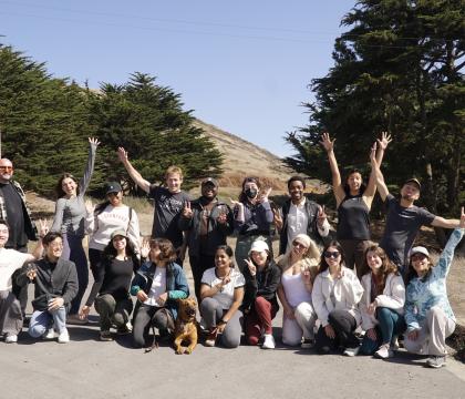 Photo of 2025-26 GPS cohort at fall retreat