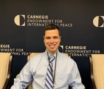 Intern with Carnegie office background