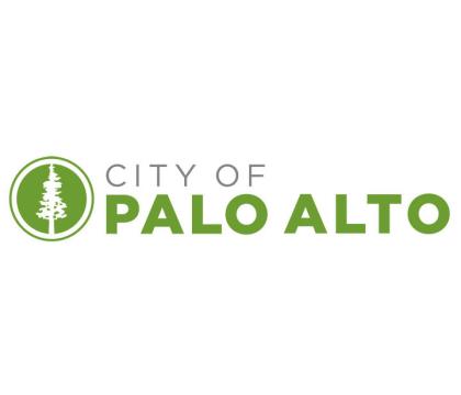 City of Palo Alto logo with tree in a light green circle