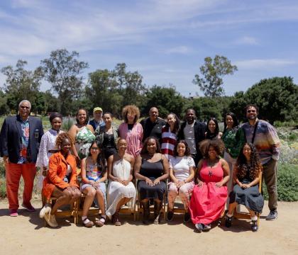 Group of Fellows at Stanford Farm