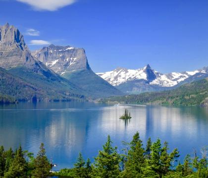 Decorative image for: Glacier National Park Conservancy, Saint Mary Lake, Montana.