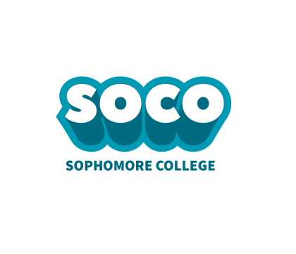 soco in 3D and teal