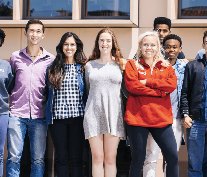 Group of Stanford Seed interns