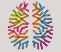 Decorative logo for NeURO. The logo is an image of multicolor branches in the shape of a brain. 