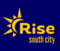 Logo for Rise South City, a climate-focused organization in the city of South San Francisco