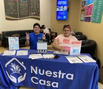 Summer 2024 Tabling for Nuestra Casa at the East Palo Alto YMCA