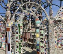 Close up of Watts Towers