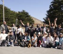 Photo of 2025-26 GPS cohort at fall retreat