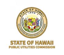 State of Hawaii seal with Public Utilities Commission written below it